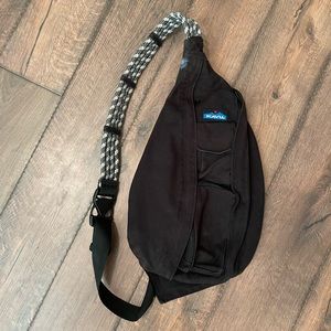 Kavu Black Rope Bag- Sling Pack